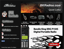 Tablet Screenshot of bkradios.com